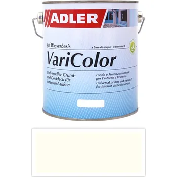 barva a nátěr na dřevo ADLER Varicolor - vodou ředitelná krycí barva univerzál 0.375 l Cremeweiss / Krémová RAL 9001 - Venkovní barva na dřevo