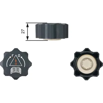 Palivová nádrž Uzavírací víčko, nádoba chladiva AGB A2203