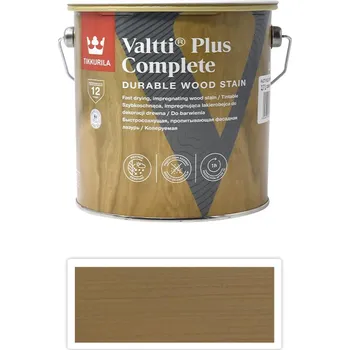 Lak na dřevo TIKKURILA Valtti Plus Complete - matná tenkovrstvá lazura 2.7 l Heinä 5064 - Venkovní barva na dřevo