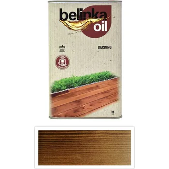 barva a nátěr na dřevo BELINKA Oil Decking - terasový olej 2.5 l Palisandr 204 - Venkovní barva na dřevo