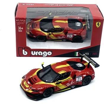 autíčko FERRARI - 296 GT3 3.0L TWIN TURBO V6 N 71 RACING 2023 1:43 - Bburago
