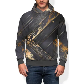 Dámská mikina UTOPY Pánská Dámská sportovní mikina Golden lines fullprint Velikost: XXL