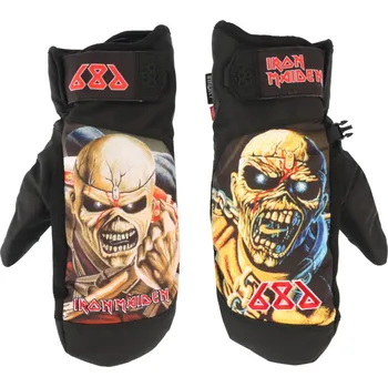 Cyklistické rukavice rukavice (SNB) Iron Maiden - Trooper - Black - 686 - L