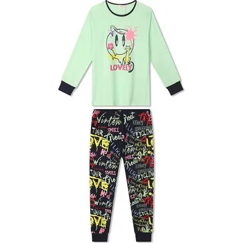 Dívčí pyžamo DÍVČÍ PYŽAMO MP5865 VELIKOSTI 134-164 VELIKOSTI 134-164 Velikost: 134, Barva: Zelená