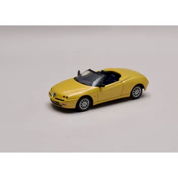 autíčko Alfa Romeo Spider 1995 žlutá metalíza 1:43 Solido V plechové krabičce