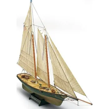 Plastikový model Dřevěný model Mamoli America 1851 1:66 kit