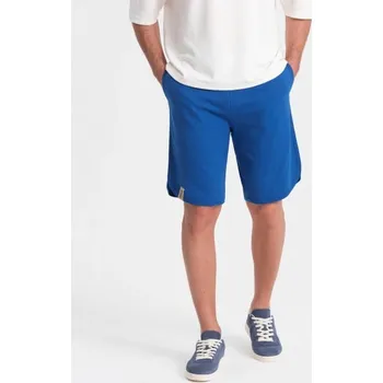 Pánské kraťasy Ombre Clothing Modré teplákové kraťasy V1 SRSK-0105