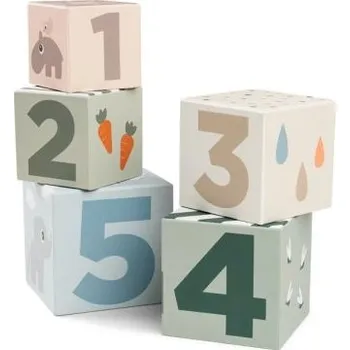 Hračka pro nejmenší Done by Deer stohovací kostky Deer friends - 5ks