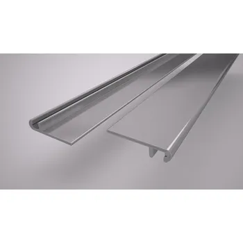 Příslušenství pro plot F rámeček Elkamet plastový 3mm stříbrná-lesk