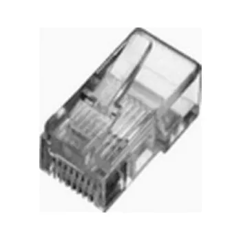 Konektor Electronic RJ45 (8P8C) - RJ45 - Transparent - Cat5e - 100 pc(s)
