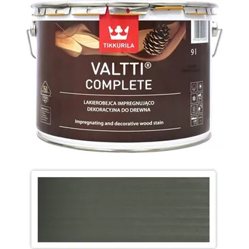 Lak na dřevo TIKKURILA Valtti Complete - tenkovrstvá lazura 9 l Laavu 5082 - Venkovní barva na dřevo