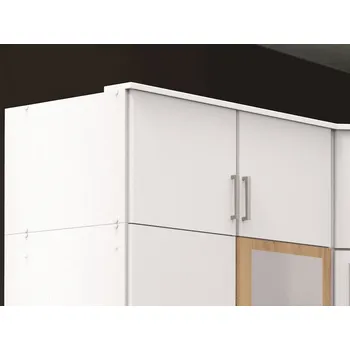 Nástavec na skříň Skříňový nástavec Click, 91 cm, bílý