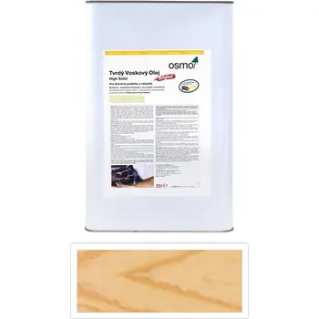 barva a nátěr na dřevo OSMO Tvrdý voskový olej pro interiéry 25 l Hedvábný polomat 3032 - Barva na dřevo do interiéru