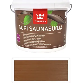 Lak na dřevo TIKKURILA Supi Sauna Finish - akrylátový lak do sauny 2.7 l Pouta 5052 - Barva na dřevo do interiéru