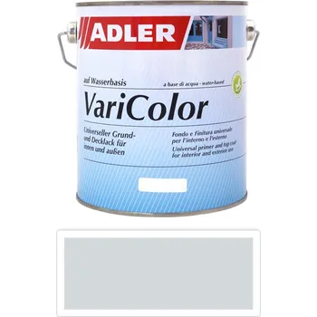 Lak na dřevo ADLER Varicolor - vodou ředitelná krycí barva univerzál 2.5 l Lichtgrau / Světle šedá RAL 7035 - Venkovní barva na dřevo