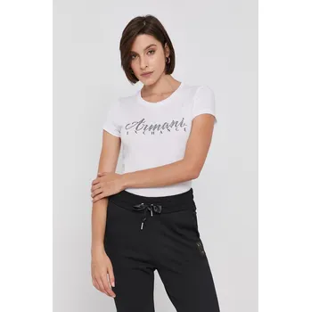 Pánské tričko Bavlněné tričko Armani Exchange 8NYT91.YJG3Z.NOS bílá 00X, vel. M