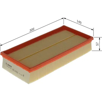 Vzduchový filtr Vzduchový filtr BOSCH F 026 400 450