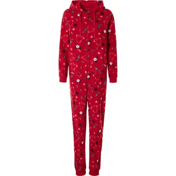 Dámský overall esmara® Dámský vánoční overal (L(44/46), červená)