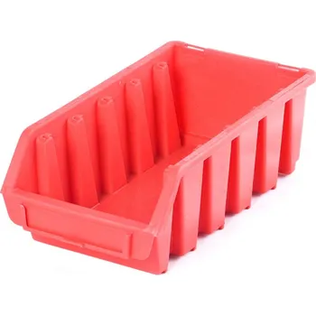 Dílenský stůl Plastový zásobník Ergobox 2L - barva červená