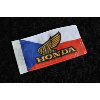Vlajka Moto česká vlaječka HONDA OLD malá