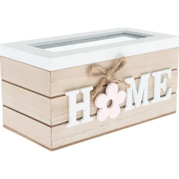 Dárková krabička Krabička Home, dřevěná