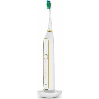 Masážní přístroj Seysso GOLD WHITE Bílý zubní kartáček