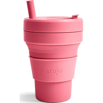 Termohrnek Stojo Skládací kelímek Junior 237ml peony