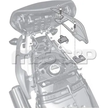 Zavazadlo na motocykl GIVI / 1146KIT - sada pro montáž PL a PLX 1146 bez 1146 FZ pro Honda NC 750 S/X (16-19)
