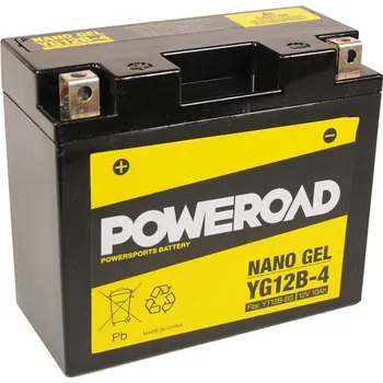 Motobaterie Poweroad baterie Gel YG12B-4/12V-12AH