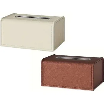 Krabička na ubrousky, kapesníky, hnědá