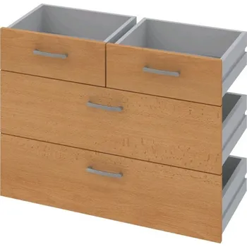 Dětská skříň Sada zásuvek (4 ks) Mega 02, buk