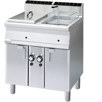 fritéza Fritéza plynová dvojitá 0,75 kW/l, 18+18 l s podestavbou | RM - F2/18-78G