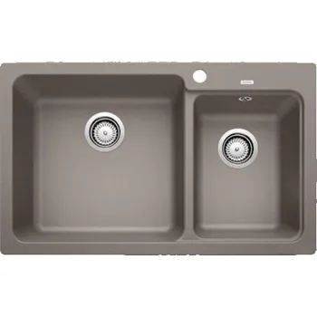 Granitový dřez Blanco Naya 8 Silgranit tartufo dřez, mísa vlevo (519652)
