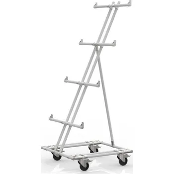 Vozík na špulky 22010701 [šedá + stříbrné spojky] Vyberte barvu konstrukce:: šedá + stříbrné spojky