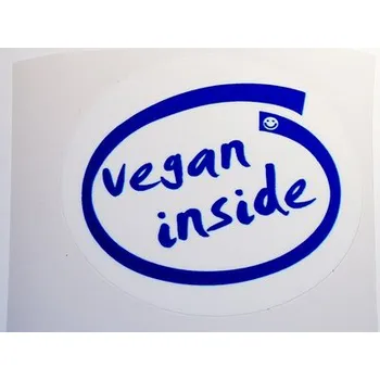 samolepka Vegan Inside samolepka