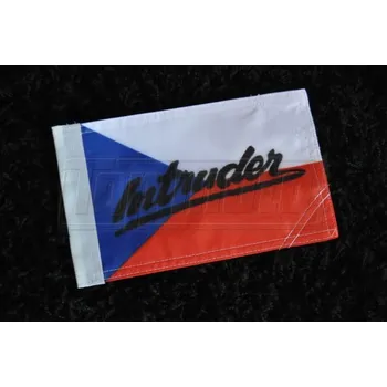 Vlajka Moto česká vlaječka INTRUDER velká