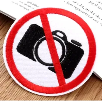 Nášivka Fotografická nažehlovací nášivka fotoaparát v13 (doplněk pro vaši bundu, čepici, brašnu nebo batoh)