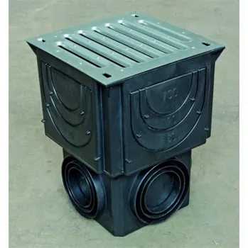 Sifon s pozinkovanou ocelovou mřížkou, Aco 316818