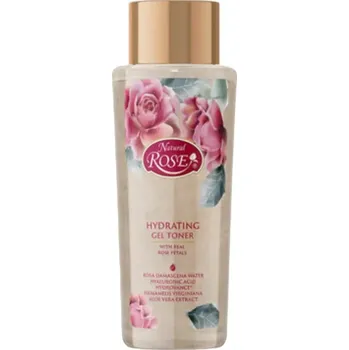 Přípravek na čištění pleti a oči Arsy Cosmetics NATURAL ROSE Hydratační gelové tonikum, 375 ml