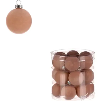 Vánoční dekorace Sametové ozdoby, pr. 4 cm (18 ks) VAK132 CAP - SLEVA 3% s kodem radost25