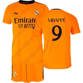Dětský dres replika Real Madrid FC 24/25 Mbappé oranžový