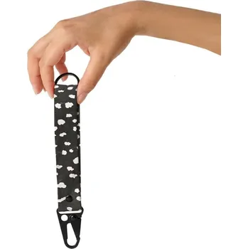 Notabag Klíčenka s karabinou Black Sprinkle