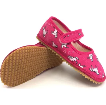 Dívčí baleríny Dívčí Barefoot bačkory-baleríny Beda Unicorn (BF 060010/BA) 23, Vnitřní délka boty: 14,8 cm, Vnitřní šířka boty: 6,2 cm