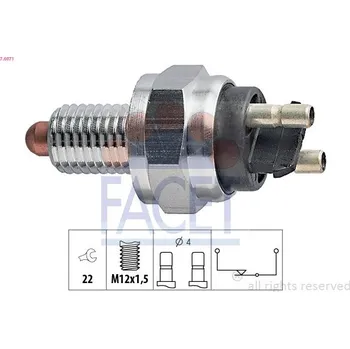 Auto-moto Spínač, světlo zpátečky FACET 7.6071