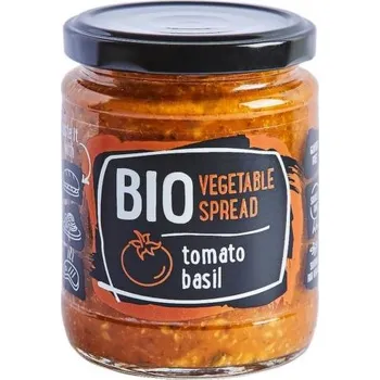 Rostlinná pomazánka Pomazánka rajčatovo bazalková Bio 235g Rúdolfs