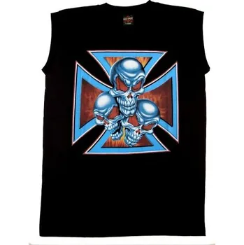 Pánské tílko Tílko - Lebky v kříži / POSLEDNÍ KUS!