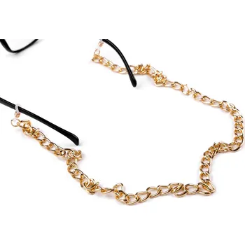 Řetízek - Řetízek na brýle 9mm Barva: Zlatá Řetízek na brýle 9mm