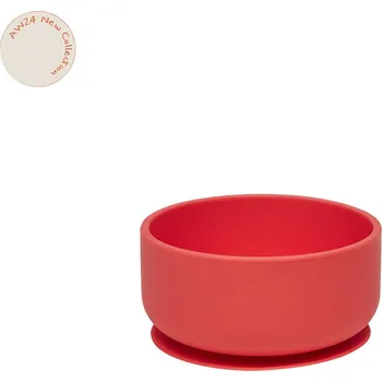 Oyoy Living Design Miska s prtiskuzem silikonová ENKEI červená Oyoy Design Living