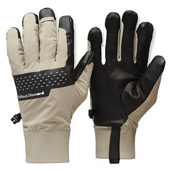 Rukavice Pánské teplé prstové rukavice Black Diamond Alpine Softshell moonstone L