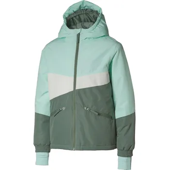 Dívčí bunda CRIVIT Dívčí lyžařská bunda (146/152, olivová /mintová/bílá)